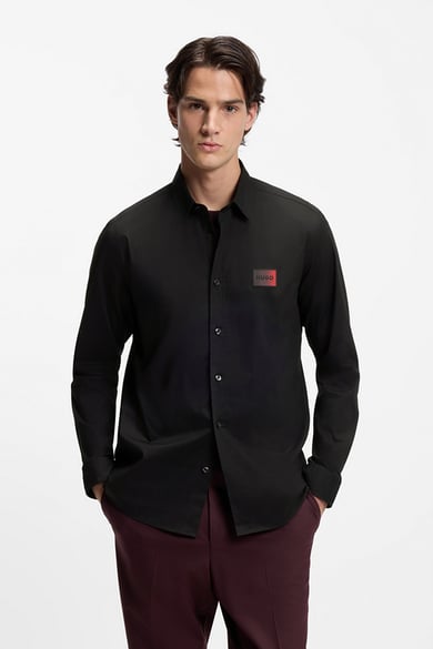 ΠΟΥΚΑΜΙΣΟ HUGO - 001 ΜΑΥΡΟ